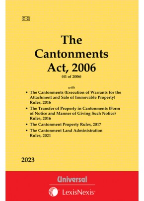 Cantonments Act, 2006 with allied Rules