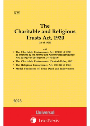 Charitable and Religious Trusts Act, 1920 along with Charitable Endowments Act, 1890 and Religious Endowments Act, 1863