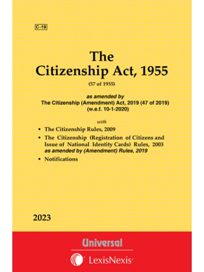 Citizenship Act, 1955 along with The Citizenship Rules, 2009 