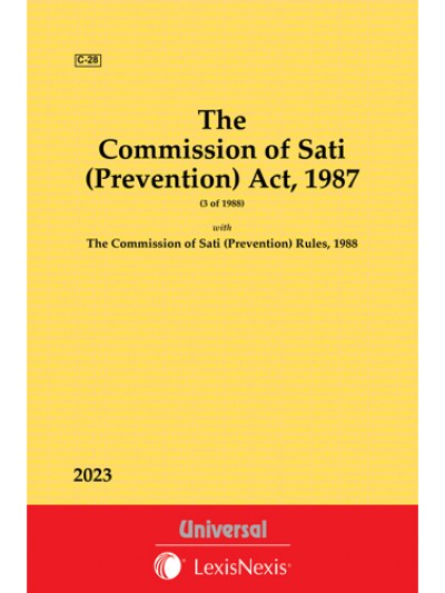 Commission of Sati (Prevention) Act, 1987 along with Rules