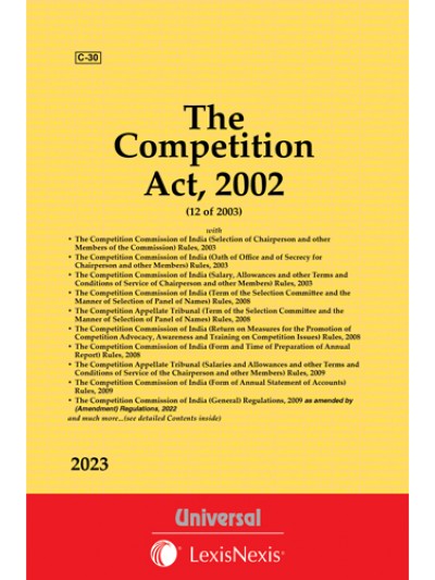 Competition Act, 2002  with allied Rules