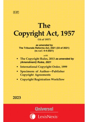 Copyright Act, 1957 along with Rules, 1958 and International Copyright Order, 1999