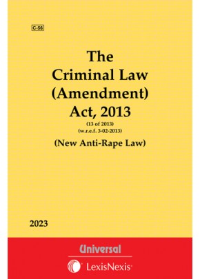 Criminal Law (Amendment) Act, 2013 (w.e.f. 03-02-2013) (New Anti-Rape Law)