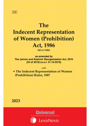 Indecent Representation of Women (Prohibition) Act, 1986 along with Rules, 1987