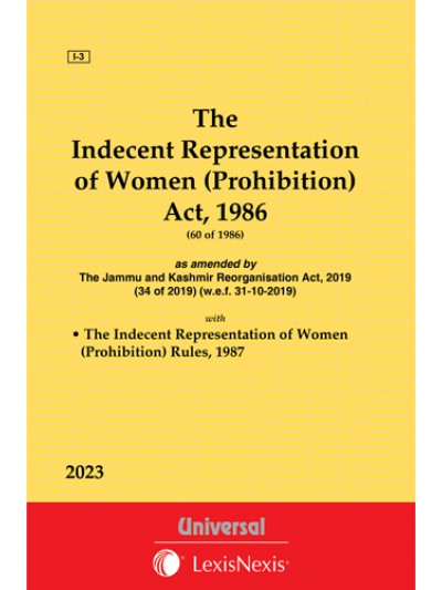Indecent Representation of Women (Prohibition) Act, 1986 along with Rules, 1987