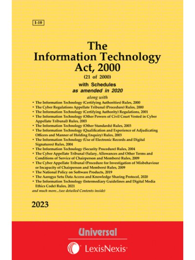 Information Technology Act, 2000 along with Rules & Regulations