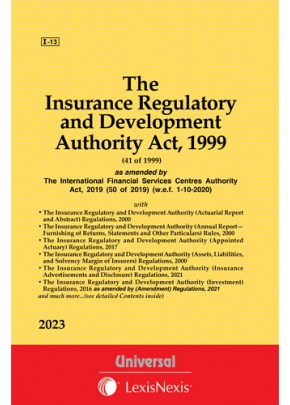 Insurance Regulatory and Development Authority Act, 1999 along with allied Rules and Regulations