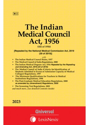 Medical Council Act, 1956 along with Allied Act, Rules, and Regulations