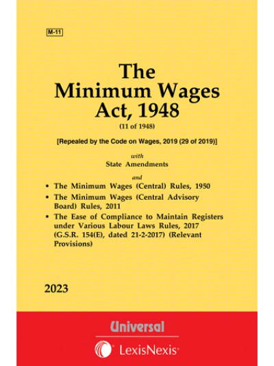 Minimum Wages Act, 1948 along with Central Rules, 1950