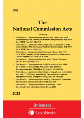 National Commission Acts [Containing 4 Acts-Women Act, 1990, Minorities Act, 1992, Backward Classes Act, 1993, Safai Karamcharis Act, 1993 and allied Information]