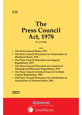 Press Council Act, 1978 along with allied Rules and Regulations