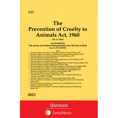 Buy Prevention of Cruelty to Animals Act, 1960 along with allied Rules