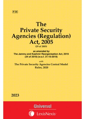 Private Security Agencies (Regulation) Act, 2005 with Rules, 2006