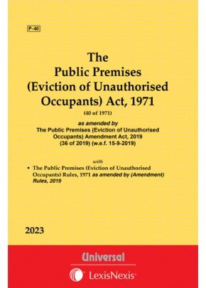 The Public Premises (Eviction of Unauthorised Occupants) Act, 1971