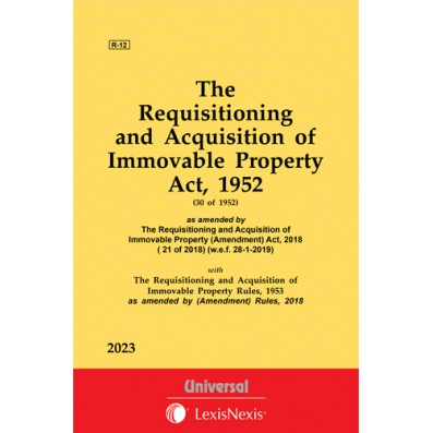 Buy Requisitioning And Acquisition Of Immovable Property Act, 1952 ...