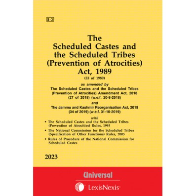 Buy Scheduled Castes And The Scheduled Tribes (Prevention Of Atrocities ...