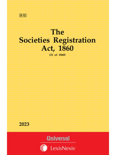 Societies Registration Act, 1860 with State Amendments