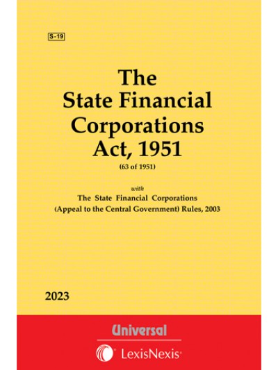 State Financial Corporations Act, 1951 along with Rules, 2003