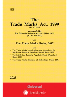 The Trade Marks Act, 1999 along with allied Rules