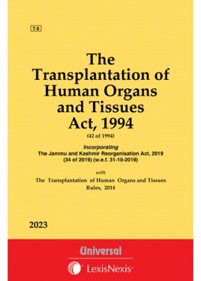 Transplantation of Human Organs and Tissues Act, 1994 along with Rules, 1995