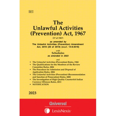 Buy Unlawful Activities (Prevention) Act, 1967 Along With Rules, 1968 ...