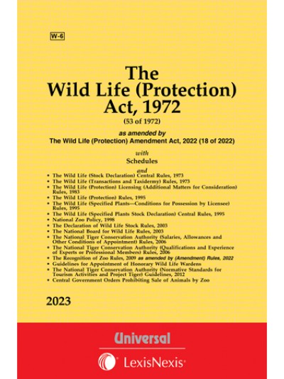 Wild Life (Protection) Act, 1972 along with allied Rules