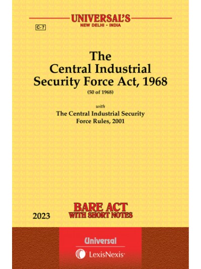 Central Industrial Security Force Act, 1968 along with Rules